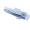 Прочный набор для маникюра из нержавеющей стали с плоским и angled edge кусачками для ногтей для мужчин
