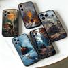 Винтажный Классический Паровоз Железная Дорога Для iPhone 12,16,13,14,15,17,11,Pro,Max,Plus,E,Air,Mini ТПУ Мягкий к Коже Чехол для Телефона