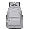 Versatile Solid Color Backpack: Large Capacity Unisex Casual School or Gift Bag