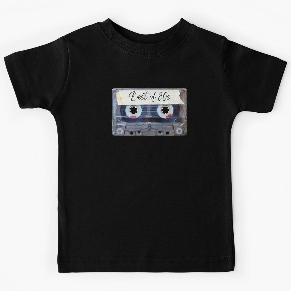 Best of 80s Music Songs Style Cassette Old School Kids T-Shirt
