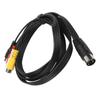Plug and Play Audio Cable Connector 4.9ft DIN 5 Pin to 4RCA Cord  DVD
