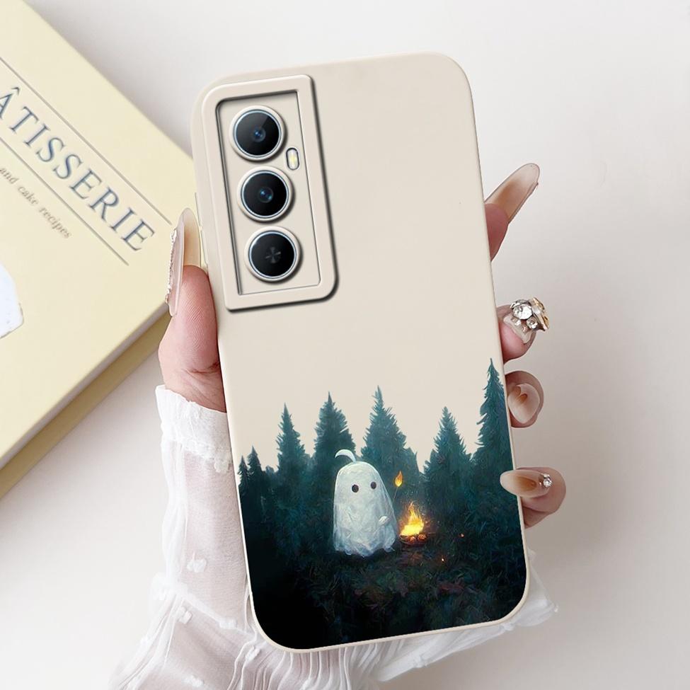 Funda For Realme C65 RMX3910 Back Cover For Realme C65 4G Case Shockproof Luxury Flowers Cute Cartoon Cool Silicone Bumper Coque
