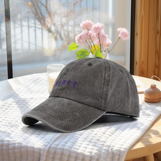 Бейсбольная кепка унисекс с вышивкой и потертостями с длинными полями, регулируемым отверстием для хвоста, защитой от ультрафиолета и солнца, легкая спортивная кепка для взрослых на открытом воздухе