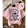 2026 New Unisexs Short Sleeve Cotton Trendy Printed Casual TShirt S3XL