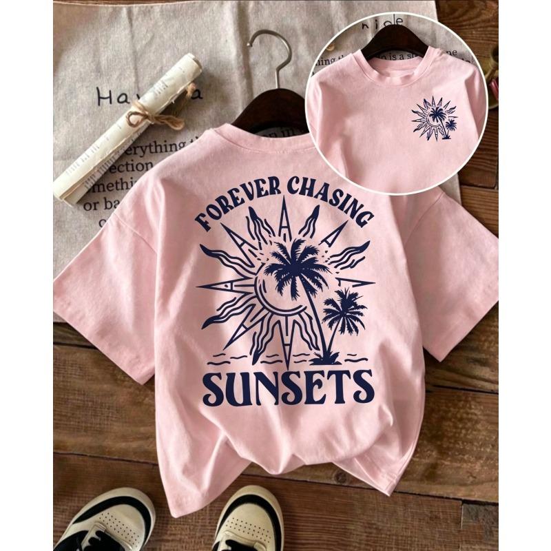 2026 New Unisexs Short Sleeve Cotton Trendy Printed Casual TShirt S3XL