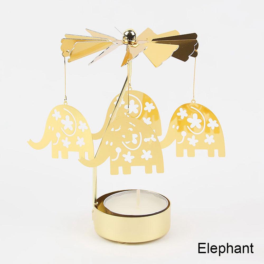 Вращающийся фонарь Домашний декор Подсвечники Свадебные украшения Аксессуары Подсвечники для канделябра Центральный элемент Винтаж