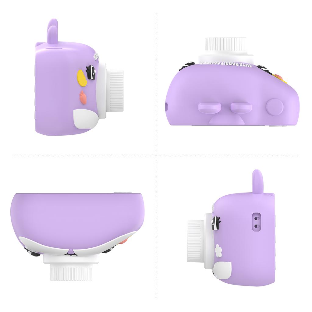 1080P Kids Digital Camera Digital Video Camera for Kids Dual Lens 2.0 Inch IPS Screen 8X Zoom