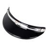 Bike Visor,retro Helmet Universal Brim 3 Button Brim Motorcycle Hat Visor 3 Clip Design