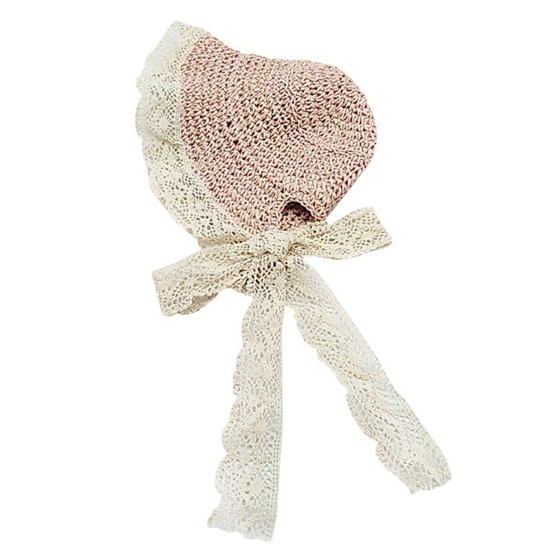 Summer Baby Girls Lace Children Breathable Hat Straw Hat Kids Beach Cap
