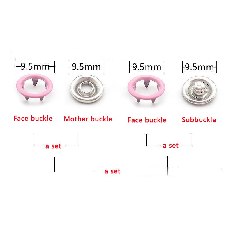 Инструмент плоскогубцы + 50/100 набор металлических швейных пуговиц полые сплошные пятилапчатые пряжки металлические кнопки для установки одежды Diy Craft