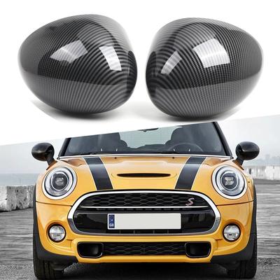 Пара накладок на зеркала заднего вида для MINI Cooper F54 F55 F56 F57 F60 с левым рулем без функции подсветки под зеркалом Накладка на боковое зеркало двери