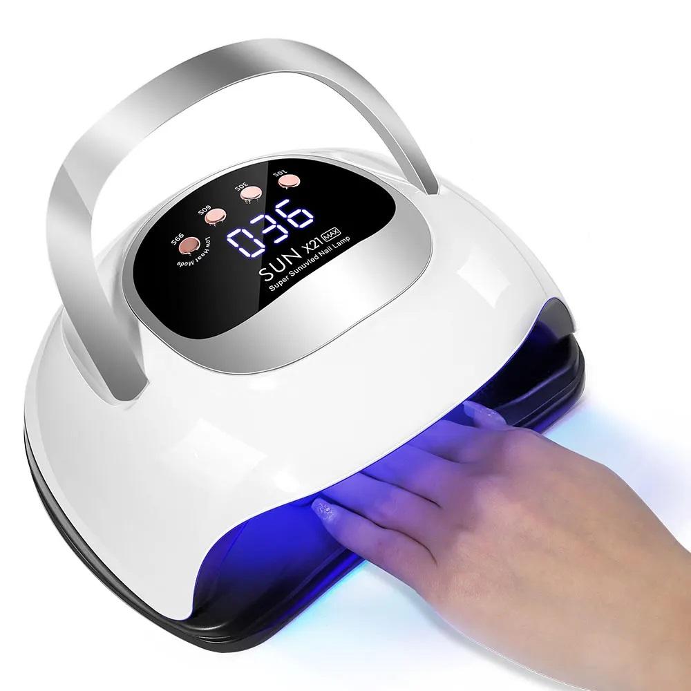 320 Вт 72 светодиода мощная сушилка для ногтей гель-лак профессиональная сушилка для ногтей с таймером автоматический датчик инструмент для дизайна ногтей