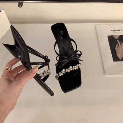 Женские летние новые стильные роскошные брендовые дизайнерские сексуальные женские босоножки с открытым носком для повседневного вечернего платья женские туфли на высоком каблуке