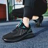Мужская обувь 2025 года, новые летние дышащие мужские модные повседневные туфли, сверхлегкие амортизирующие кроссовки для бега, мужские, большого размера