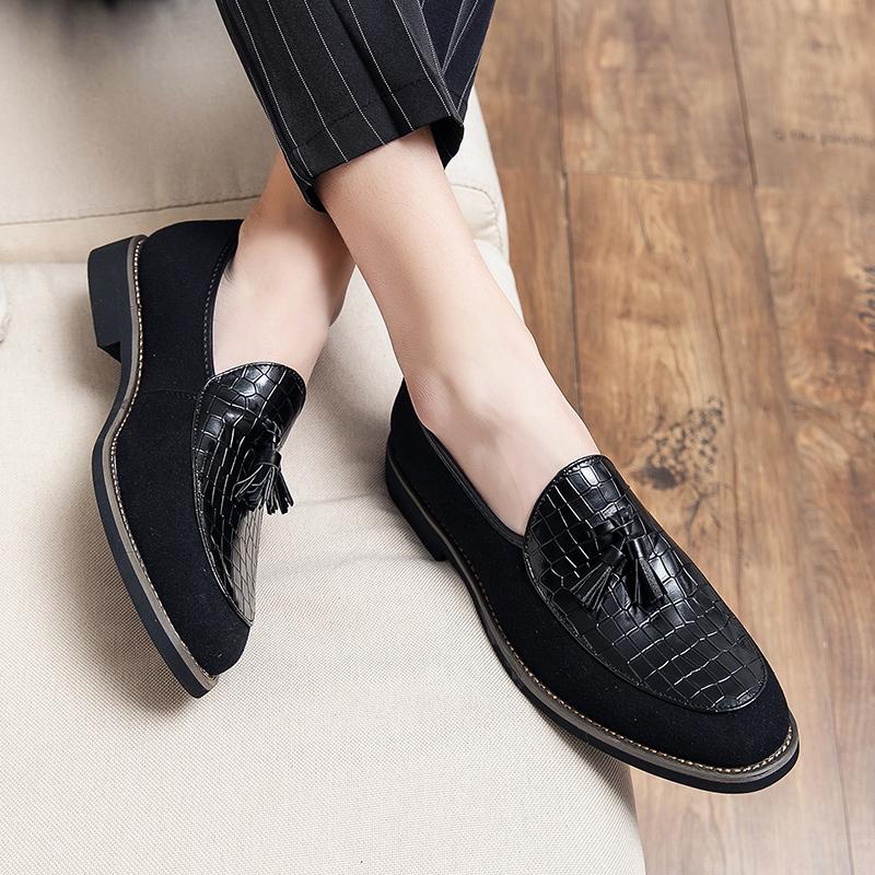 Fashion Leather Shoes Casual Business Shoes for Men Dress Tenis De Hombre Moccasins Mokasin Tenis Caballero Designer