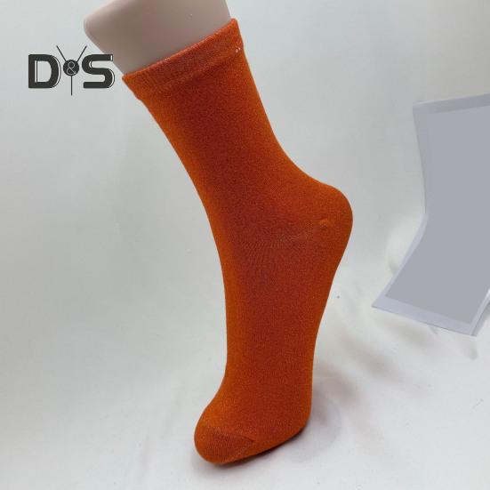 Женские блестящие носки до щиколотки, блестящие металлические носки, женские блестящие носки с ворсом, летние тонкие хлопковые носки для женщин и девочек