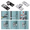 Door Lock Guard Latch Bolt 90 Degree Steel Toggle Latch Sliding Barn Door Lock Wine Cabinet Closet Right Angle Lock Tools