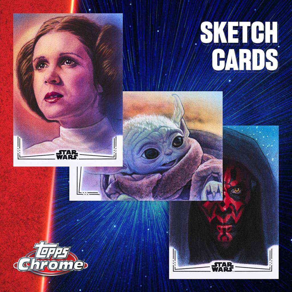 2025 Topps Chrome Звездные Войны Заводская Запайка Цена - - Коробка.