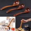 Long Handle Ramen Tableware Utensils Soup Scoops Wooden Spoon Natural  Kitchen Supplies