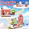 2Cm Magnetic Square Mosaic Magnet Building Block Christmas Farm Ice And Snow Building Scene Children'S Educational Toys