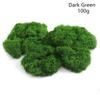 100G Fake Moss Diy Crafts Artificial Moss Faux Green Plants Home Room Garden Decoration Mini Landscape Fake Grass