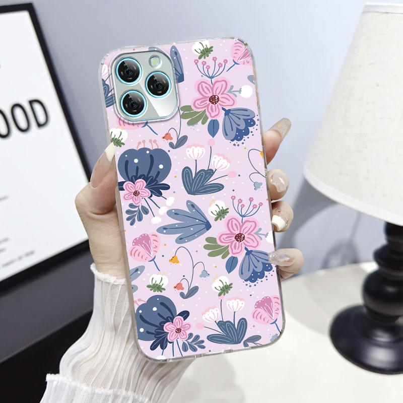 For Blackview A95 A100 A200 Pro A85 Case Protective Cover For Blackview A80S Marble Clear Soft Silicone Phone Case Cat Fundas