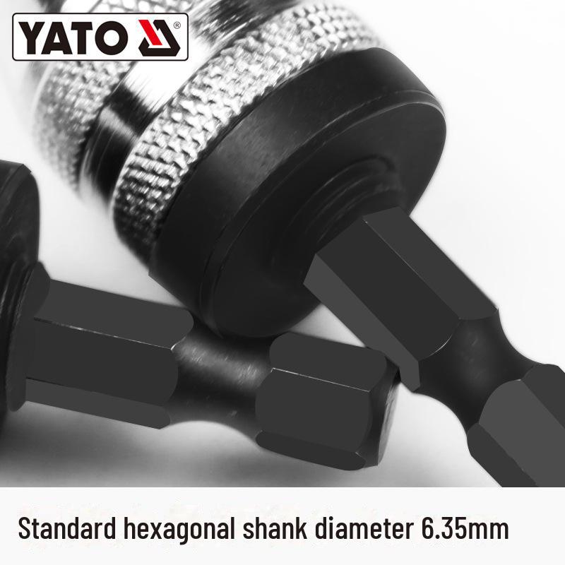 YATO Hex Shank 3-Jaw Quick Connect Twist Drill Conversion Chuck.