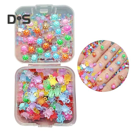 200 Pcs Mini Resin Turtles Glow In The Dark Tiny Turtle Figurines Miniature Turtle Statues for DIY Fairy Garden Micro Landscaping Decor