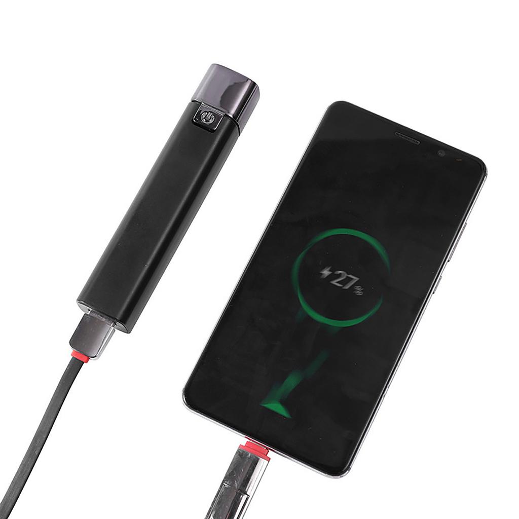 Сильный свет фонарика прожектора мини-фонарика + USB-банк питания