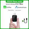 НОВЫЙ беспроводной CarPlay Android Auto беспроводной адаптер Smart Mini Box Plug And Play WiFi Fast Connect универсальный для Nissan