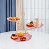 3 Layer Fruit Plate Holder Tier Serving Tray Multipurpose Buffet Platter Tiered Cupcake