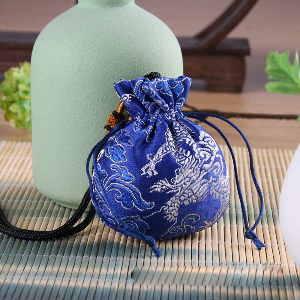 Чехол для ожерелий, подарочный мешочек из ткани, женская сумка для украшений, кошелек, сумка для хранения в китайском стиле, саше
