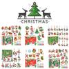 Festive Acrylic Christmas Diy Blind Box Keychain Set With Sparkling Diamond Art 15 Pieces
