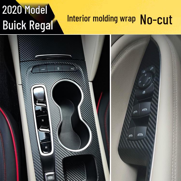 Buick Regal 2020-21 GS Накладка на центральную консоль из углеволокна, накладка на рычаг переключения передач, наклейка для интерьера