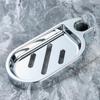 Gadget Silver Home Adjustable Rail Slide Soap Holder Soap Dishes Plates