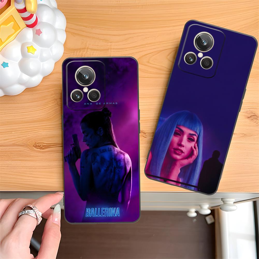 Матовый чехол из ТПУ с изображением Аны де Армас для Realme GT 8 Neo Pro C75 73 71 C67 65 C55 53 C35 31 C20 15 Цветная крышка