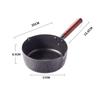 Кухня Антипригарная кастрюля с деревянной ручкой Сковороды для омлета Кастрюли для приготовления молочного супа Кухонная утварь Индукционная плита Универсальная