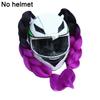 Cyberpunk Motorcycle Ladies Ponytail Helmet Outdoor Bike Sports Decorative Holiday Accessories Motorcycle Gift Hel M3O0