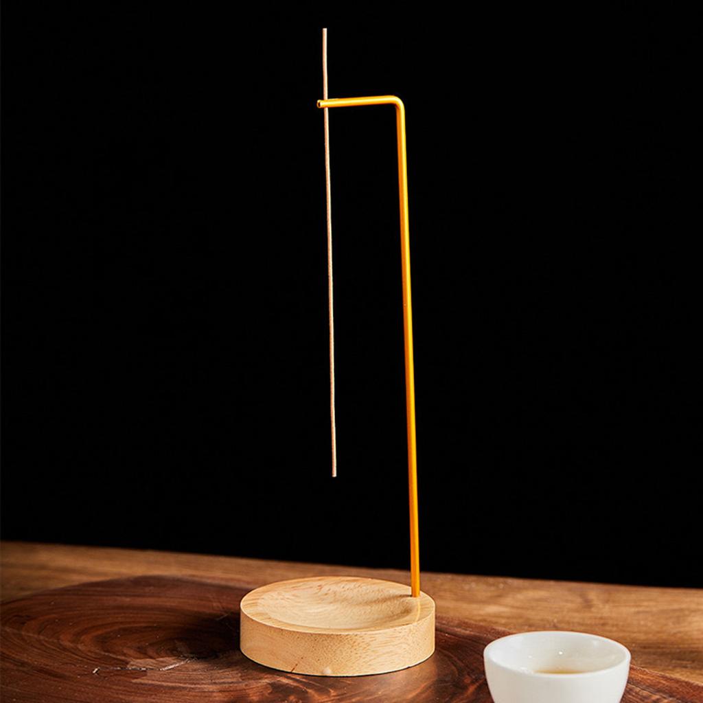 Креативная перевернутая курильница, держатель для ароматических палочек, деревянный круглый поднос для благовоний, украшение для спальни, дома, украшения для йоги, ремесла