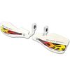 Rise Corporation Compact Knuckle Guard for White T05Z9990002WH 22.2mm Handlebars,
