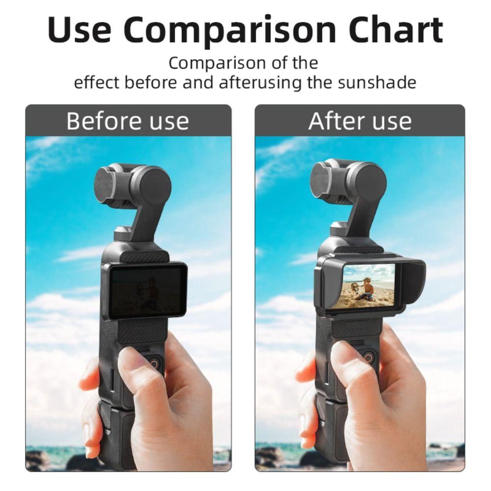 Handheld Screen Sunshade Cover Quickly Release Sun Shade New Screen Sun Hood for DJI Osmo Pocket 3