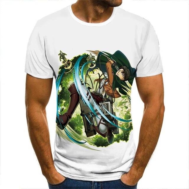 3D футболка «Атака Титанов», одежда солдата для мужчин, женщин, детей, крутые футболки с короткими рукавами, модные повседневные летние уличные одежды для мальчиков и детей