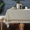 Cloth Dad Tablecloth Ins Imitation Bamboo Hemp Dining Table Cloth Jute Rope Lace Rectangular Table Cloth Coffee Table Tablecloth