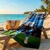 Haaland Customize Your Name Beach Towel Super Soft Microfiber Quickdry Fabric Perfect For Traveling Yoga Camping And Swimming