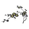 Cherry Blossom Iron-On Patch Blossom Plum Applique Patch Embroidered Flower Vines DIY Trim for Jeans Garment Women Clothing Jacket Backpack