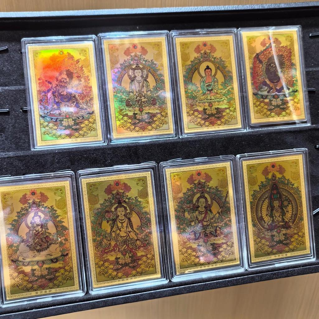 Амулет Будды из чистого золота 999 пробы и Зодиакальный защитник, наклейка на телефон