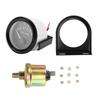 52mm2in 12V Universal Car Electromagnetic Oil Pressure Gauge Indicator Auto Modified Meter