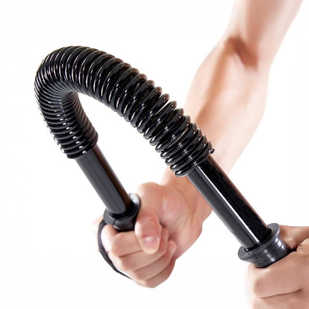 1Pc Strength Training Bar Ergonomic Fitness Grip Bar Biceps Triceps Strengthener Spring Arm Strength Expander Arm Muscle Trainer