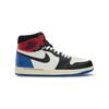 Jordan X Union X Fragment Design Air Jordan 1 Высокие Винтажные Баскетбольные Кроссовки Унисекс Черный Белый Синий IO7847-002