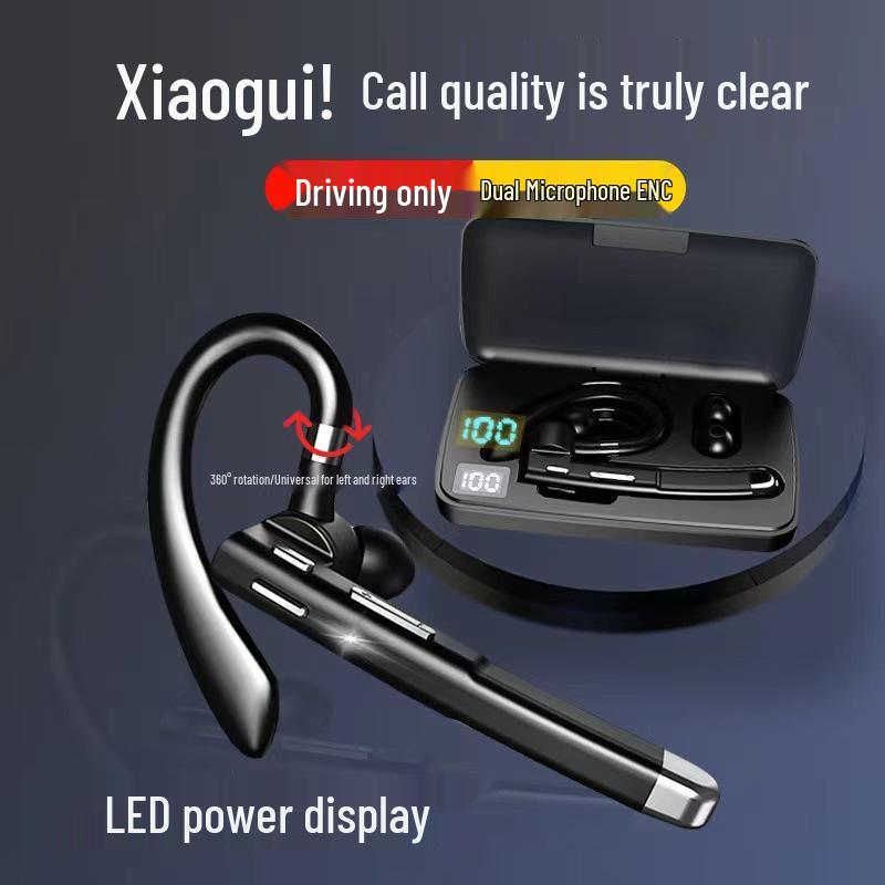 Беспроводная Bluetooth-гарнитура с заушинами YYK520: HD-звонки и длительное время работы от аккумулятора для бизнеса
